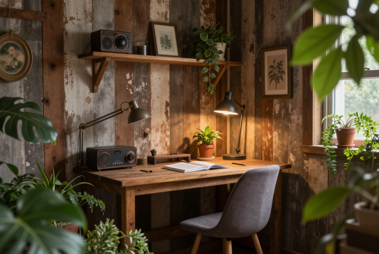 Bedroom and home office addition on a Tri-Cities home
